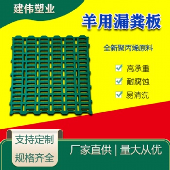建偉塑業(yè)供應(yīng)羊用塑料漏糞板