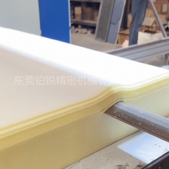 東莞鉑銳海綿平切機(jī)切割高密度電子阻燃棉厚薄均勻精度較高