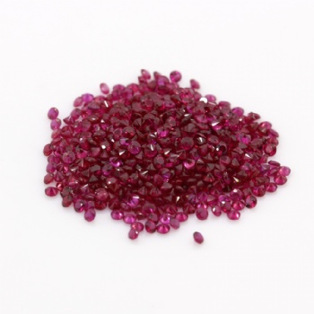 華莎珠寶天然紅尖晶石0.7mm-3mmm高質(zhì)量裸石 緬甸尖晶石珠寶**飾配石