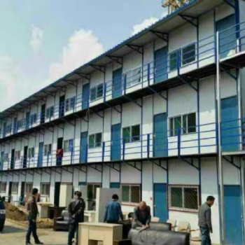 安特 辦公活動(dòng)板房 集裝箱 彩鋼房 工地住人雙層活動(dòng)房