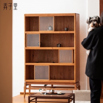 在弄子里櫻桃木林柜 展示柜 儲物柜 書柜 茶柜