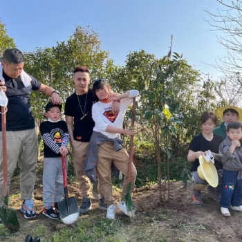 上海植樹紀念樂活戶外大本營植樹活動