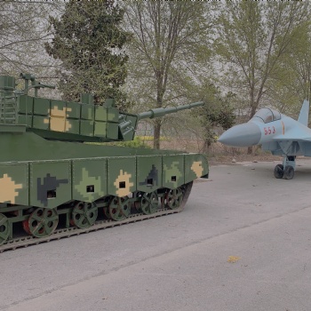 飛機(jī)模型租賃，坦克模型展覽出租，大型軍事模型主題展覽租賃