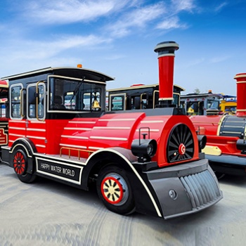 有軌道觀光小火車(chē)的景區(qū)