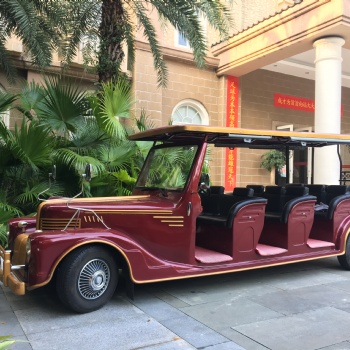 環(huán)保型四輪電動老爺車 節(jié)能環(huán)保的老爺接待觀光車 優(yōu)質(zhì)酒店電動老爺車