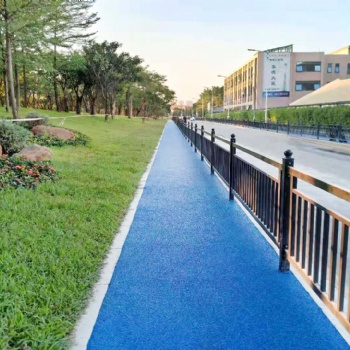 廣州地石麗地坪材料廠家 彩色透水地坪鋪設(shè) 助力海綿城市建設(shè)