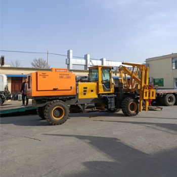 高速護(hù)欄打樁機(jī) 裝載機(jī)改護(hù)欄打拔鉆機(jī) 946鏟車鉆孔機(jī) 防護(hù)欄安裝打拔鉆一體機(jī)