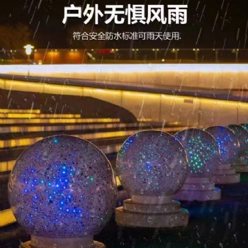 發(fā)光防撞球。發(fā)光擋車球