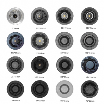 高品質空氣凈化器離心風扇70MM-310MM全系列直流后傾式離心風機