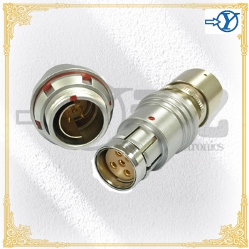 云億推拉自鎖航插 0F 1F 2F公母對插防水連接器**/工業(yè)插頭插座
