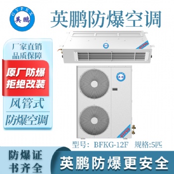 英鵬(GYPEX)防爆空調冷暖5P 化學品實驗室制藥廠防爆風管機5匹BFKG-12F