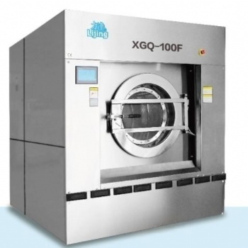 廣州力凈 XGQ-100F全自動全鋼工業洗脫機 100kg大型洗衣機 洗衣廠水洗機