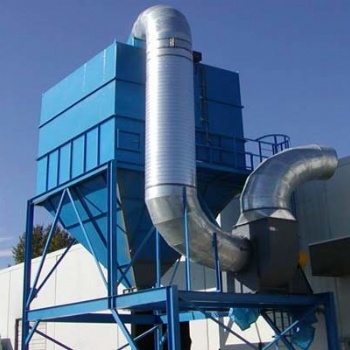 單機廢氣木工除塵器 管道單層風閥 維護便捷