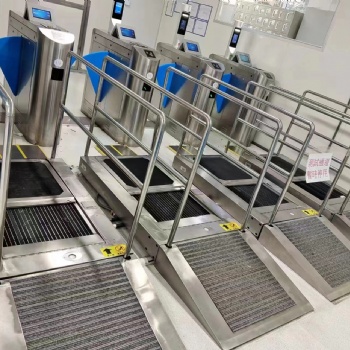 防靜電閘機(jī) 門(mén)禁 工業(yè)鞋底清潔機(jī)