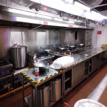 廣州唐閣酒店酒樓大型企業職工食堂商用廚房設備生產廠家供應廚具